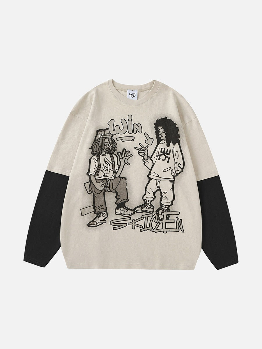 Layered Illusion Long Sleeve T-Shirt