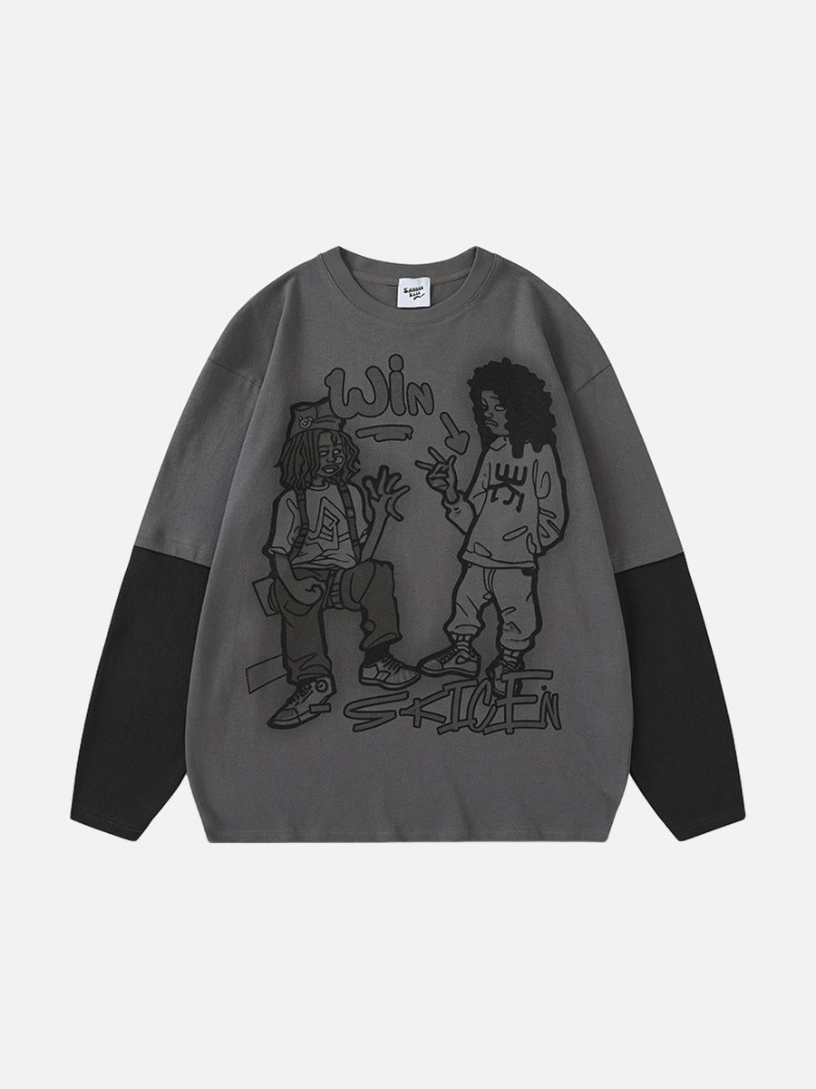 Layered Illusion Long Sleeve T-Shirt