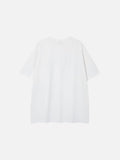 DAXUEN Relaxed-fit short-sleeve T-shirt with script embroidery