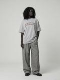 DAXUEN Oversized short-sleeve t-shirt with graphic — model photo