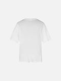DAXUEN black sheer knit crew neck t-shirt