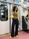 DAXUEN Sheer Mesh Tank Top - DAXUEN Streetwear — model photo