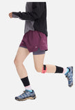 Light Cream Double-Layered Athletic Shorts