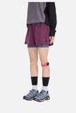 Light Cream Double-Layered Athletic Shorts