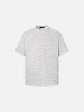 DAXUEN Oversized mock neck top with speckled texture