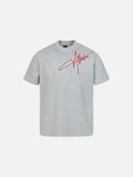 DAXUEN Short-sleeved ribbed crew neck t-shirt