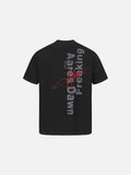 DAXUEN Short-sleeved ribbed crew neck t-shirt