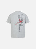 DAXUEN Short-sleeved ribbed crew neck t-shirt