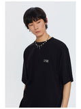DAXUEN Minimal Logo Relaxed-Fit Tee