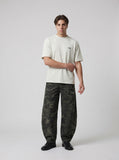 DAXUEN Minimal Logo Relaxed-Fit Tee — model photo