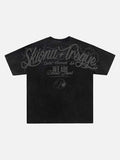 Vintage graphic T-shirt with thorny-script design