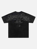 Vintage graphic T-shirt with thorny-script design