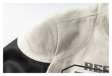 DAXUEN white cropped biker jacket with skull graphic