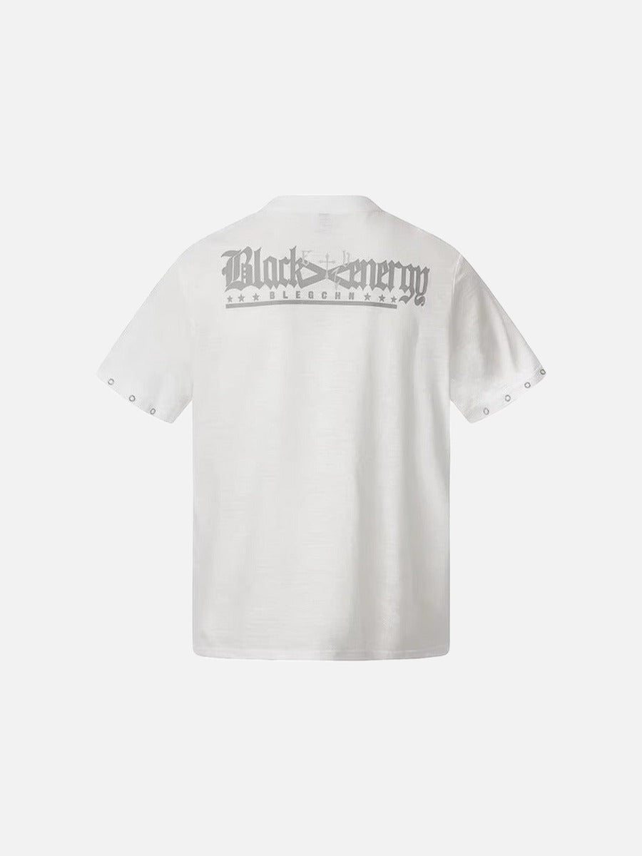 DAXUEN Short-sleeve casual shirt with skull graphic