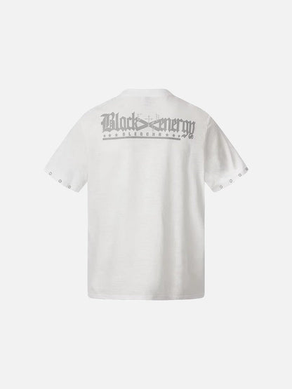 DAXUEN Short-sleeve casual shirt with skull graphic