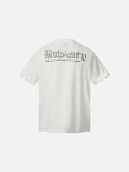 DAXUEN Short-sleeve casual shirt with skull graphic