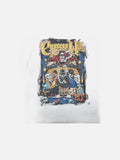 DAXUEN Oversized short-sleeve t-shirt with skull graphic