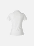 DAXUEN black mock neck buttoned top