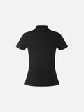 DAXUEN black mock neck buttoned top
