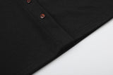 DAXUEN black mock neck buttoned top