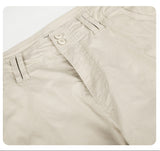 DAXUEN olive green wide-leg cargo pants with flap pockets