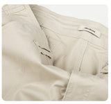 DAXUEN olive green wide-leg cargo pants with flap pockets