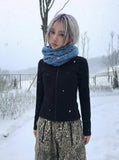 DAXUEN Sleek zip-up athletic jacket with embroidered logo — model photo