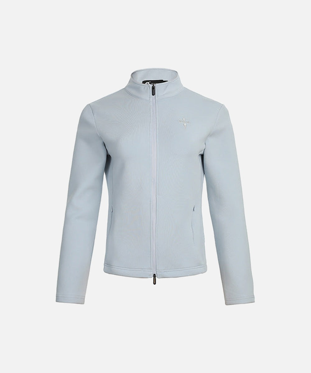 DAXUEN Sleek zip-up athletic jacket with embroidered logo