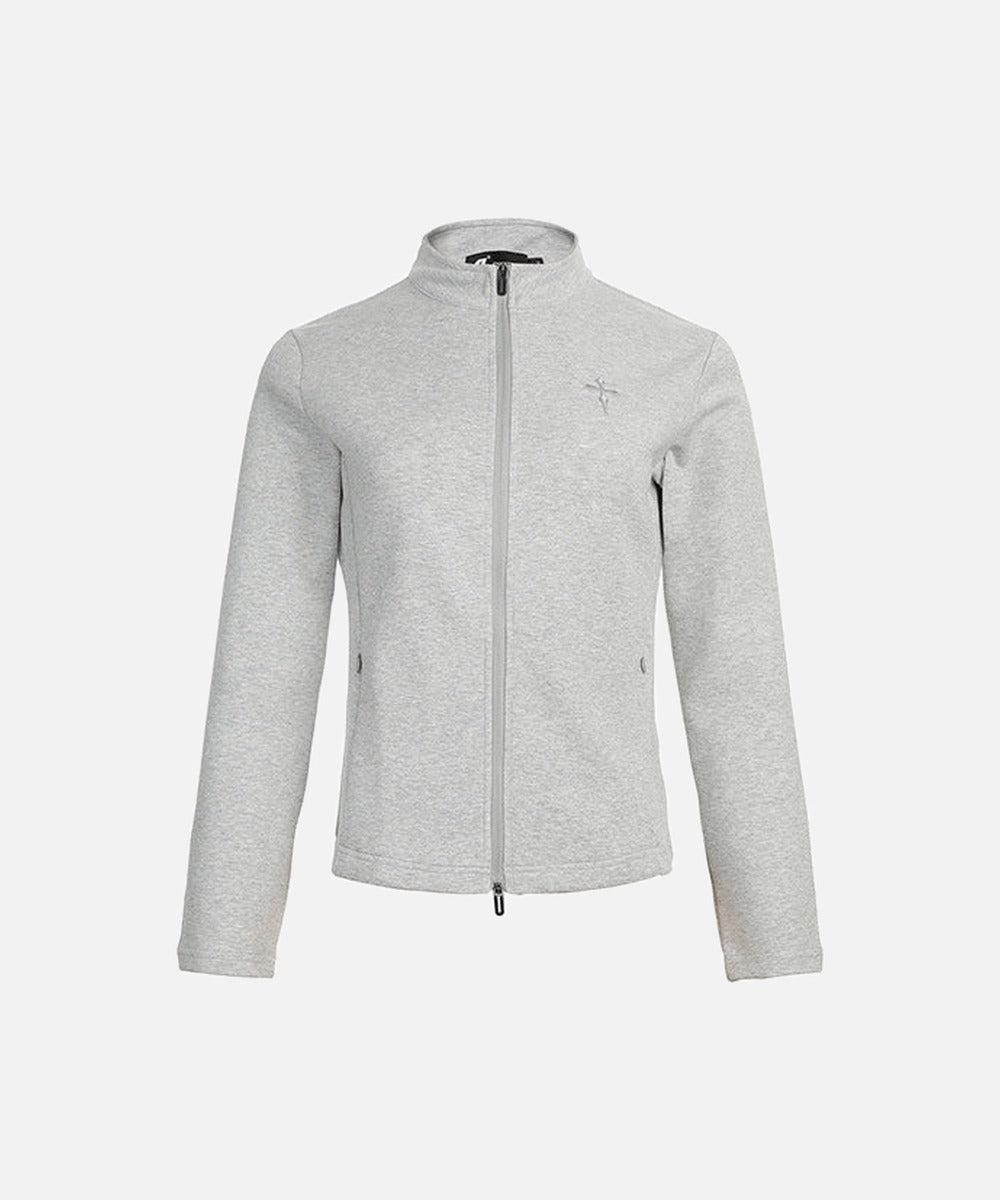 DAXUEN Sleek zip-up athletic jacket with embroidered logo
