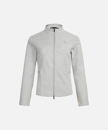 DAXUEN Sleek zip-up athletic jacket with embroidered logo