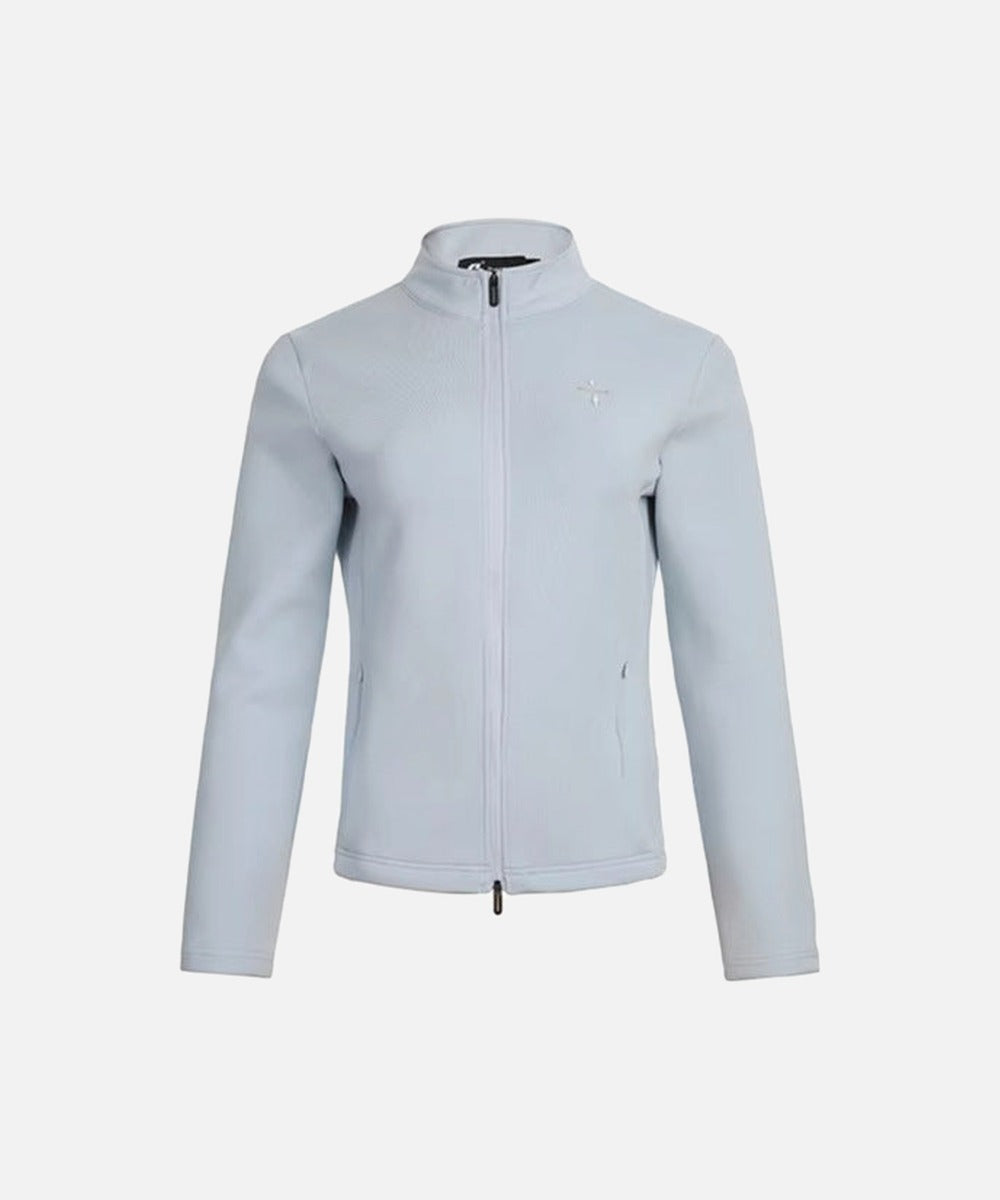 DAXUEN Sleek zip-up athletic jacket with embroidered logo