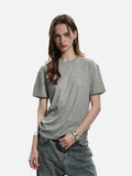 DAXUEN black small logo regular fit t-shirt