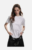 DAXUEN black small logo regular fit t-shirt