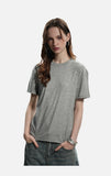 DAXUEN black small logo regular fit t-shirt