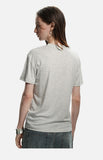 DAXUEN black small logo regular fit t-shirt