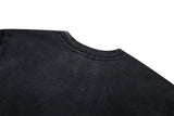 DAXUEN faded black smiling woman graphic t-shirt