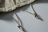 DAXUEN beige smooth matte hooded jacket