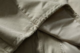 DAXUEN beige smooth matte hooded jacket