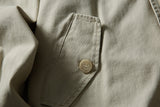 DAXUEN beige smooth matte hooded jacket