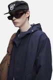 DAXUEN beige smooth matte hooded jacket
