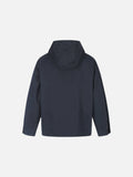 DAXUEN beige smooth matte hooded jacket
