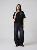 DAXUEN Snowflake Embroidered T-Shirt for Men | DAXUEN — model photo