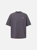 DAXUEN Oversized short-sleeved t-shirt with soccer field graphic