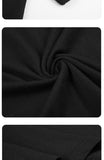 DAXUEN solid black or white relaxed crew neck t-shirt