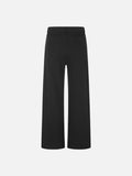 DAXUEN solid black wide-leg trousers