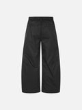 DAXUEN black wide-leg trousers with pleats