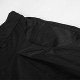 DAXUEN black wide-leg trousers with pleats