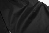 DAXUEN black wide-leg trousers with pleats