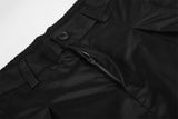 DAXUEN black wide-leg trousers with pleats