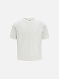 DAXUEN Short-sleeved knit top in solid colors